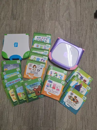 Leap Frog "Leap Start" Electronic Readers ($20&$25) and Books $5, View more