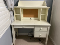 Pottery Barn kids study desk and chair
