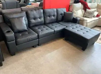 Leather Sectional Sofa, View more