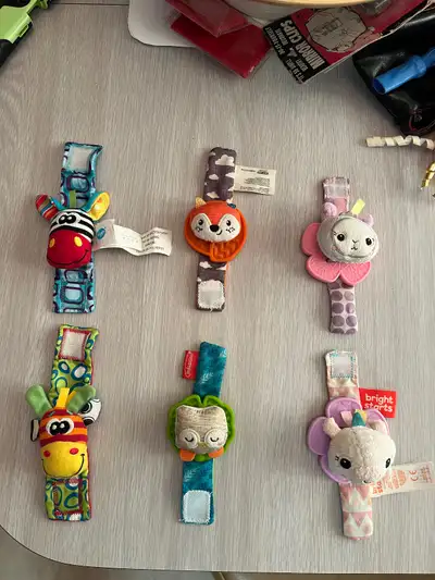 Baby Ankle / Wrist Rattles $10, View more