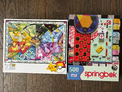 Pokemon Eeveelution and Board Game puzzles, View more
