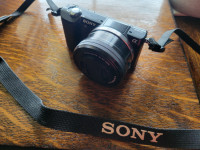 Sony A5000 Digital Camera and Tripod