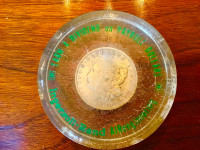 1921 Morgan US Silver Dollar encased in Lucite Ingersoll Rand