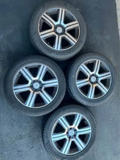 Mercedes-Benz GLC 300 OEM Winter Tire & Rim Set – Pirelli Scorpion Winter 235/55R19 ❄️ Upgrade your...