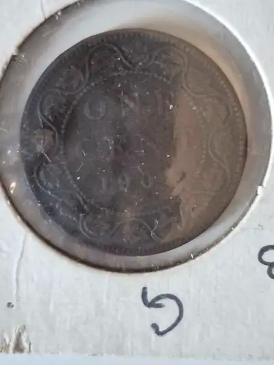 Here is a Canadian one cent coin from 1902 that would make a great addition to your collection. Give...