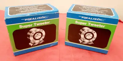 NIB-Old Stock-REALISTIC/RADIO SHACK 40-1310A Super Tweeters, View more