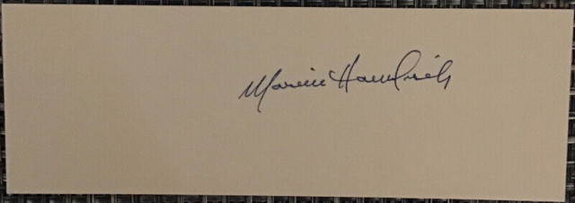 Marvin Hamlish Autographed 8x10 Photo & Index Card dans Art et objets de collection  à Ville de Toronto - Image 2