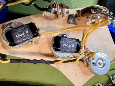 Brand New Dual Tone Cap Stratocaster wiring Harness, View more