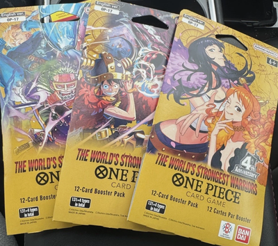 One Piece: OP-17 Blister Pack English 4th Anniversary OP17, View more