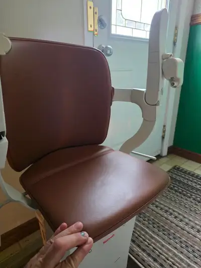 Hello these are 2 chairs installed 1 year ago for a relative who resides in the U.S. Only used once...