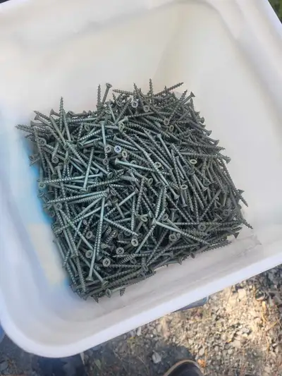 Wood Screws Green Coated, View more
