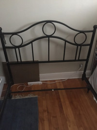 Double bed, frame, mattress, box spring 