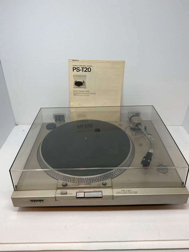 Sony PS-T20 Turntable Record Player with Manual and Cover in General Electronics in Cambridge