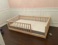 Montessori Toddler Beds with Rails - Double/Full