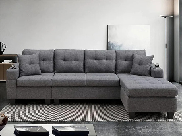 Spring Big Sale Stunning New Sectional Sofa Set Discount Comfy in Couches & Futons in Kawartha Lakes