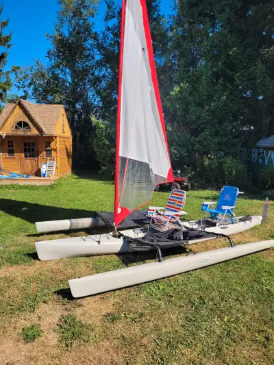 Includes custom risers with beach chairs for dry boating and still able to use both pedaling or padd...