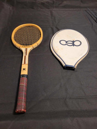 Raquette tennis en bois Vintage