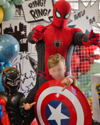 Animation pour fête d'enfant de Spiderman et Super-héro