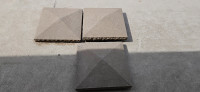 3 Solid concrete caps for 14x14 colums/posts. 30$ each