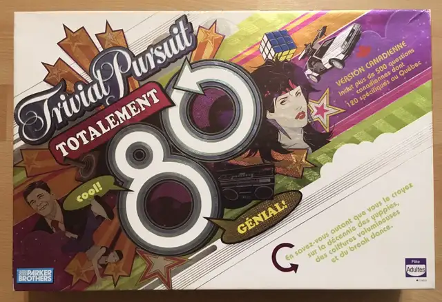 Trivial Pursuit totalement 80 - que savez-vous des années 80?  in Toys & Games in Trois-Rivières - Image 2