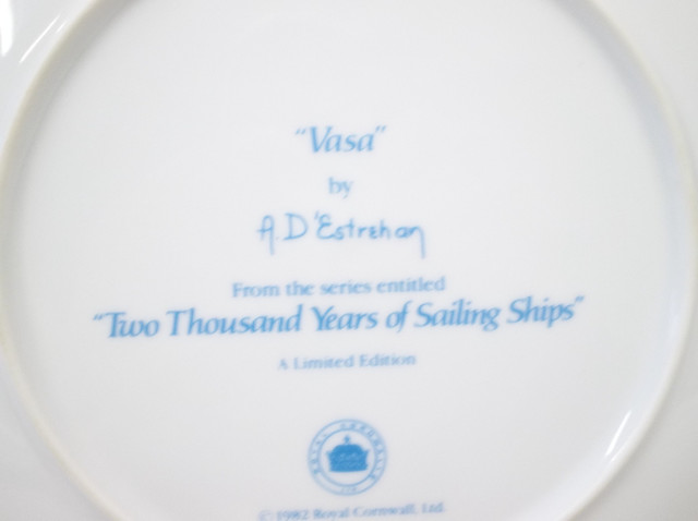 "2000 years of Sailing Ships" Collector Plates in Arts & Collectibles in Belleville - Image 2