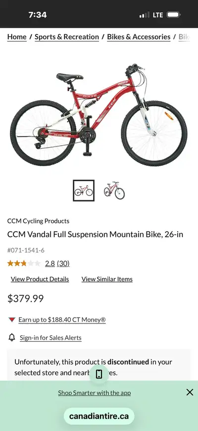 Vandal 26 Dual XC bike for sale, View more