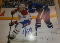 Tomas Tatar signed 8x10 pictures Canadiens Red Wings Hockey