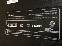 Haier Tv  Parts Model 65uf2505