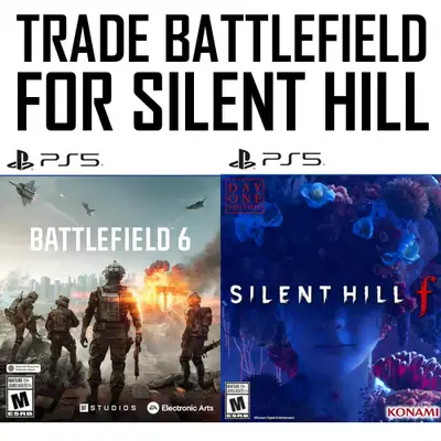 ✔️✔️TRADE Battlefield 6 for Silent Hill✔️✔️, View more
