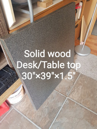 Desk/Table top only/nice Quality/grey Solid wood 