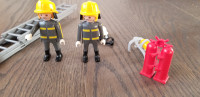 1992 Playmobil Set 3883 Firefighters & Ladder