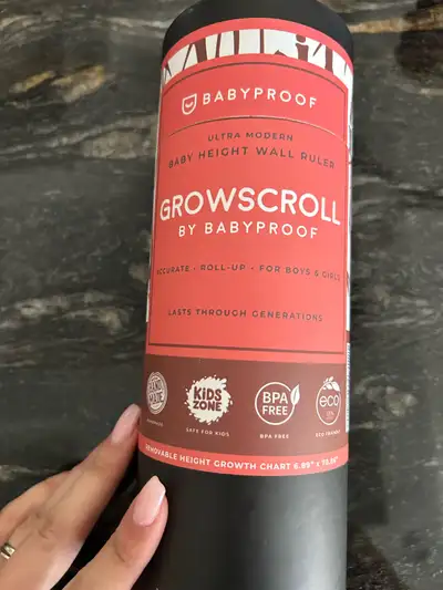 NEW OPEN BOX- Babyproof Growscroll Height Chart, View more