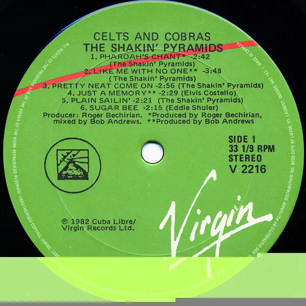 Celts and Cobras 1982 release by the Shakin' Pyramids vinyl in CDs, DVDs & Blu-ray in Markham / York Region - Image 4