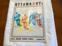 1972-73 OTTAWA 67’s game program vs TORONTO MARLIES !