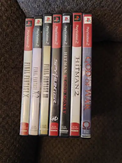 I have seven PS2 games for sale looking to get $10 a piece for them, or I will do two for $15, or I...
