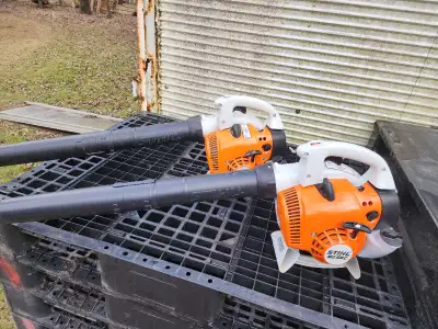 2 STIHL BG 56 C Handheld Blower Homeowners Leaf Blower Mixed, View more