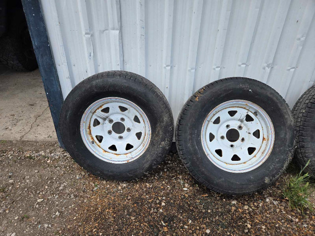 Set of 4 Trailer Tires in ATV Parts, Trailers & Accessories in Chatham-Kent - Image 2