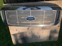 2001 Ford F250, front grilles $100 or with aluminum insert $150,