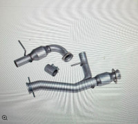 NEW NEVER USED F 150 BBK LONG TUBE HEADERS AND YPIPES WITH CATS