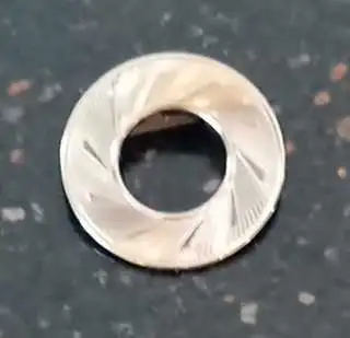 Silver coloured Brooch , View more