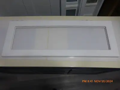 2 White Cabinet Doors 41 1/2" x 14 5/8", View more