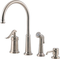 Pfister LG264YPK Ashfield 1-Handle Kitchen Faucet with Side Spra