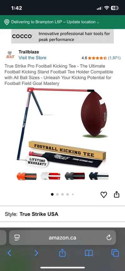 football kicking tee , View more