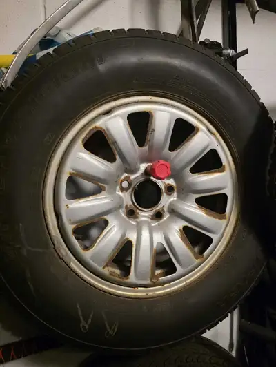 I am selling a set of winter tires mounted on rims. These tires are previously used and have provide...
