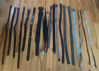 Plusieurs ceintures femmes small/medium 5$ ch ou 70$ pour tout