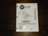 EXmark Lazer Z Tractor air cooled Parts Manual