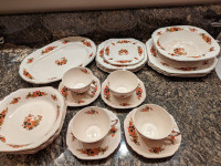 BONE CHINA DISHES -  WEDGEWOOD RICHELIEU PATTERN