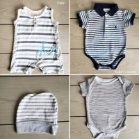 Baby Boy 3-6 Clothes Lot - Like New - 100% soft cotton