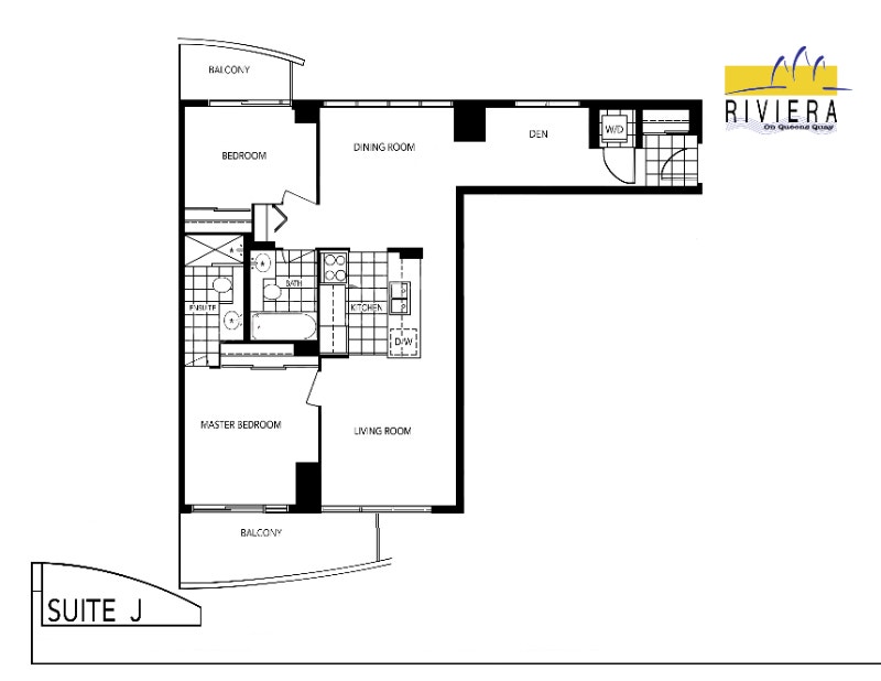 Centrally located 2 bedroom 2 bath Downtown Toronto sublet Long Term