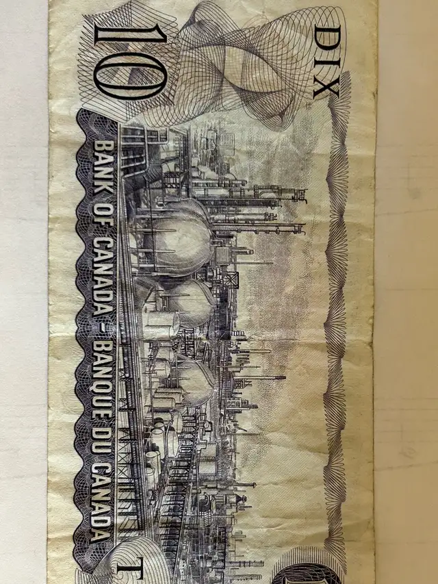 Bank of Canada 1971 Ten Dollar Note | Arts & Collectibles | Ottawa ...